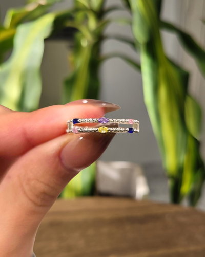Anillo Géminis Colores AB