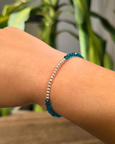 Pulsera Cristales Turquesa PL