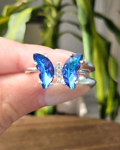 Anillo Flora Azul AB