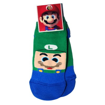 Medias Soquetes Super Mario - Luigi 