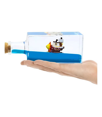 Thousand Sunny en botella acrilica (One Piece)