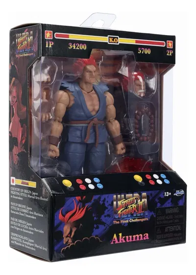 Ultra Street Fighter II - Akuma 6-Inch Scale Action Figure