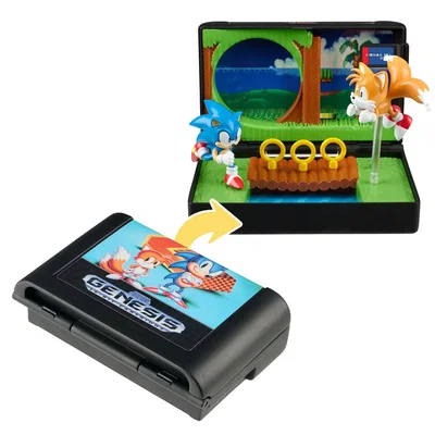 Console Heroes Sonic the Hedgehog 2 Cartridge Diorama Playset