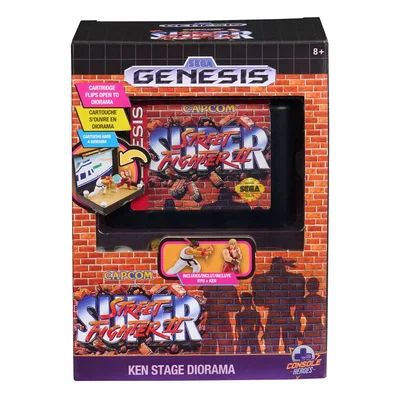 Console Heroes Street Fighter 2 Cartridge Diorama Playset