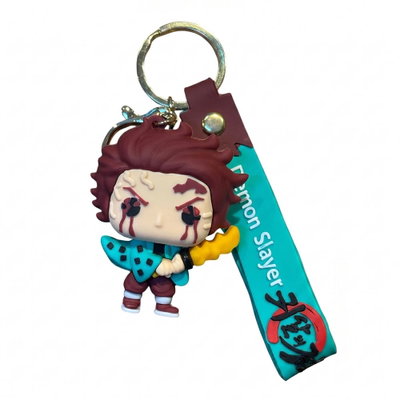 Llavero de Goma - Tanjiro Kamado (Demon Slayer)