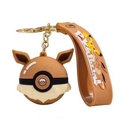 Llavero de Goma - Eevee Pokeball (Pokémon)