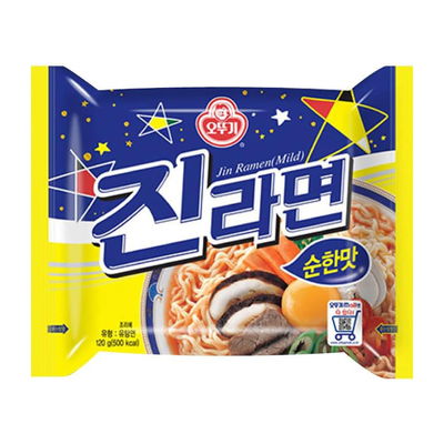 Ottogi Jin Ramen Mild (Ramen picante suave)