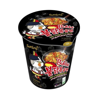 Buldak Hot Chicken Ramen Cup (Ramen sabor pollo picante)