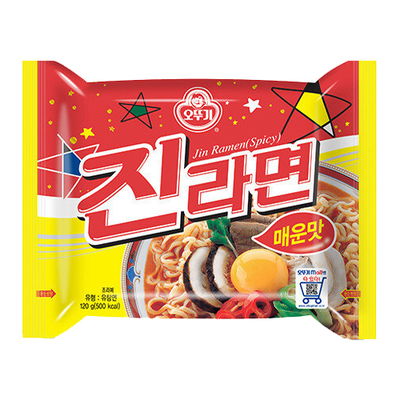 Ottogi Jin Ramen Spicy (Ramen picante)