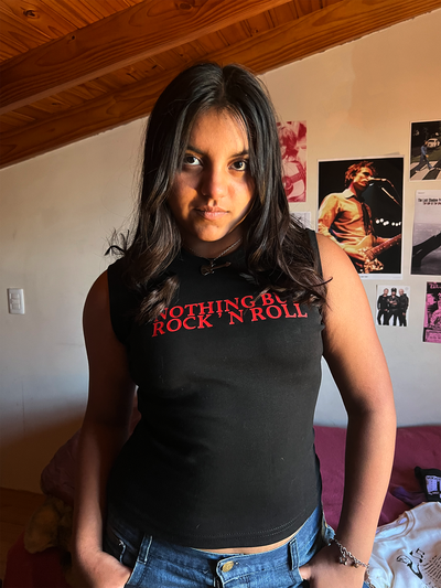 tank top 'nothing but rock n' roll'