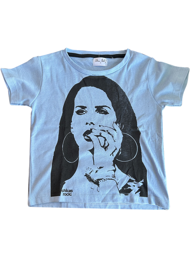 baby tee 'lana del rey' celeste - sale