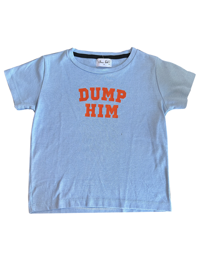 baby tee 'dump him' - sale