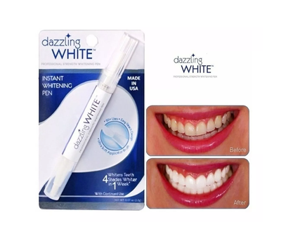 LAPIZ CON GEL BLANQUEADOR DIENTES INSTANTÁNEO WHITE PEN