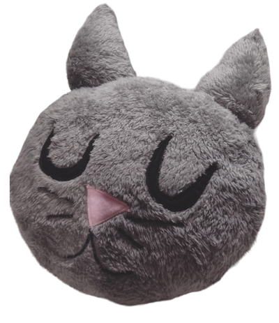 Almohada Peluche Gatito O Perrito 32cm Bordado Artesanal