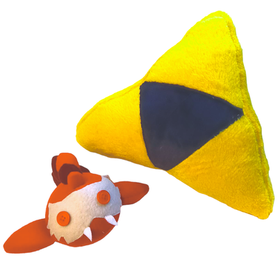 Peluche Almohada Trifuerza Triforce The Legend Of Zelda 32cm