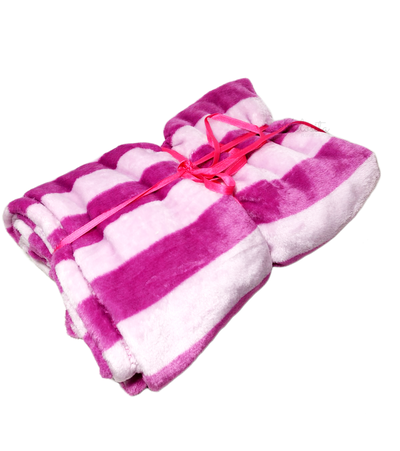 Combo Manta y Almohada Cheshire Cat Rosa Polar Soft Mediana