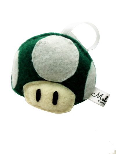 Peluche Colgante Llavero Hongo Mario Bros Artesanal