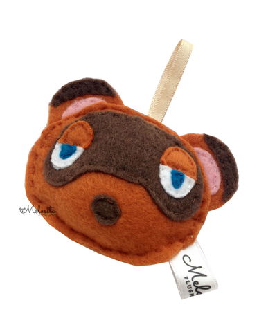 Peluche Colgante Llavero Animal Crossing Artesanal