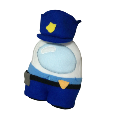 Peluche Among Us Tripulante Impostor Con Traje Y Sombrero 