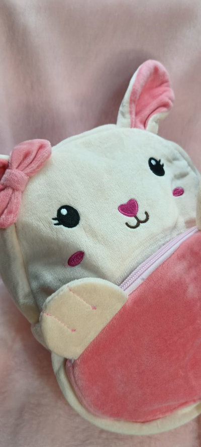 Mochila Infantil Chica Conejito Rosa