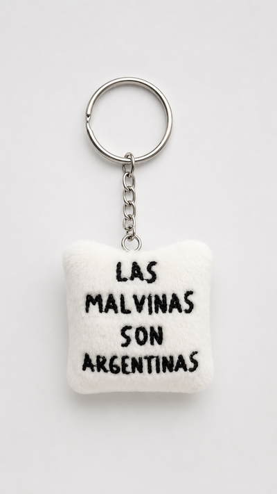 Llavero Peluche Las Malvinas Son Argentinas 6cm