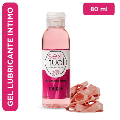 Lubricante Sabor Chicle Sextual 80 Ml