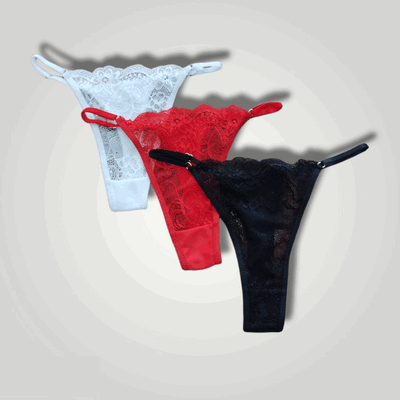 Tanga regulable de encaje por unidad