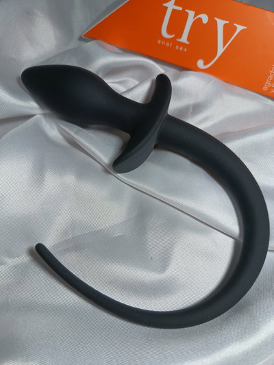 Plug Anal Silicona con Cola