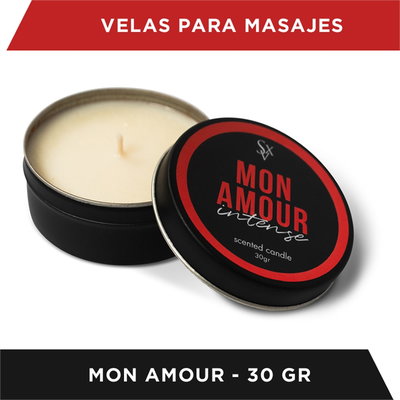 Vela para masajes Mon Amour 30gr