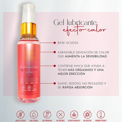 GEL LUBRICANTE ESTIMULANTE EFECTO CALOR 75ml Calins