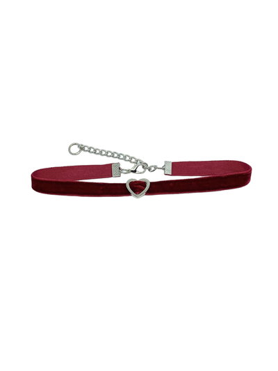 Chocker cherry velvet 