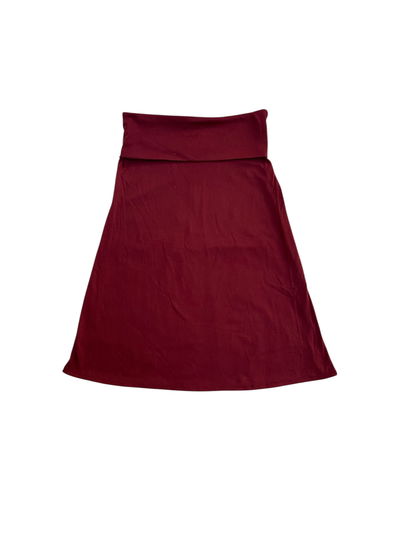 Falda midi cherry