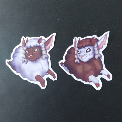 Sticker set - Wooloo y Dubwool
