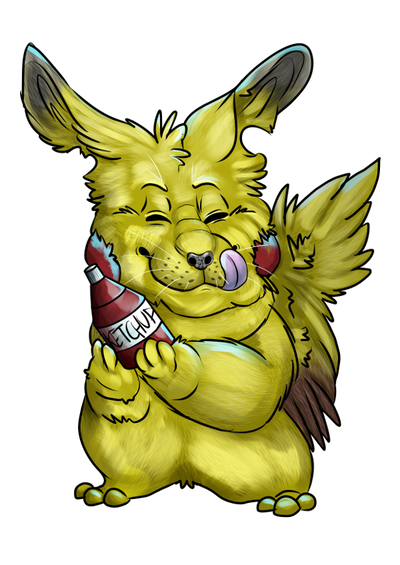 Sticker set Pikachu