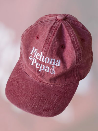 Gorra bordo bordada