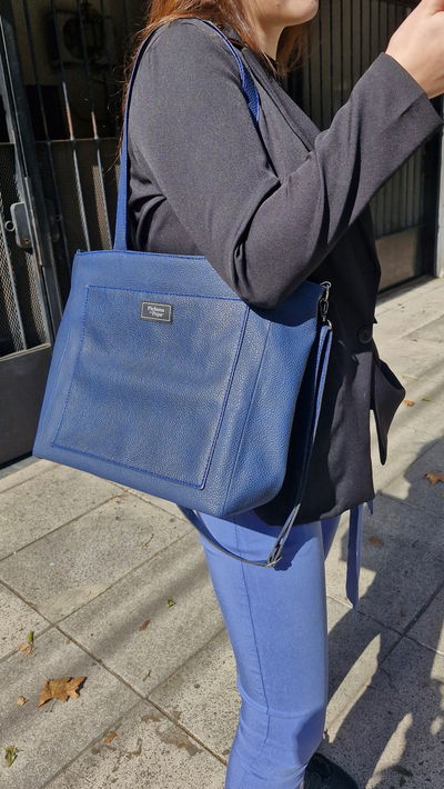 Cartera cruz azul 
