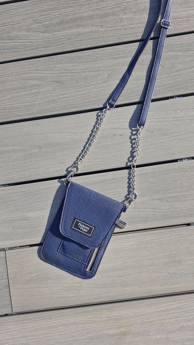 Porta celular Avellano azul