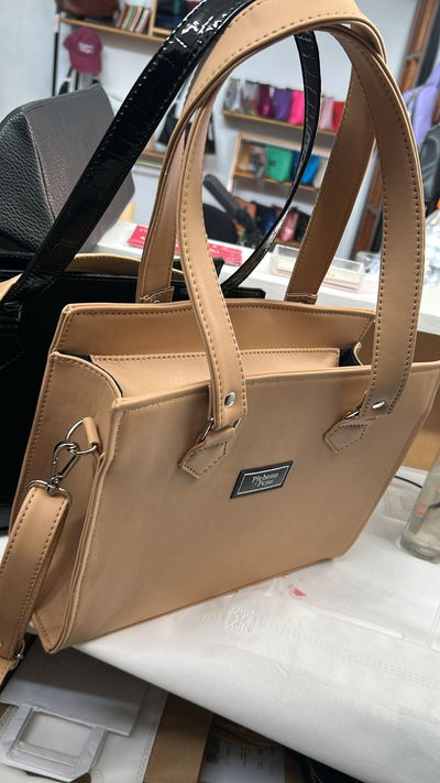 Cartera Bazán beige