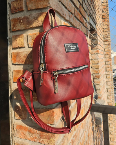 Mochila Josefa mini cherry