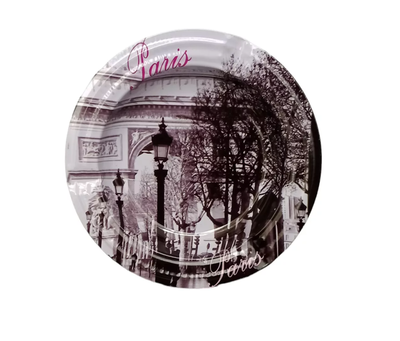 Ceniceros Metalicos Lata Diseño Londres Paris Retro