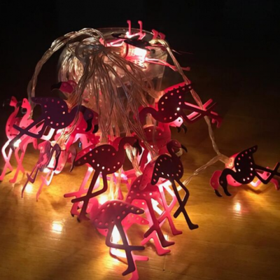 Guirnaldas Luces Led Navidad Diseño Flamencos