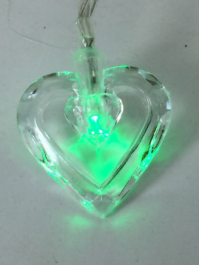 Guirnalda De Luces Led Corazones Multicolor Decorativas