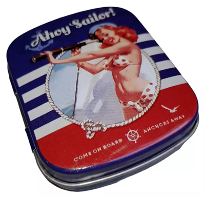 Set De 2 Latitas Chicas Pin Up Retro Vintage