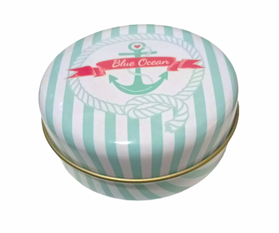 Lata Redonda Estilo Náutica Pastillero organizador deco