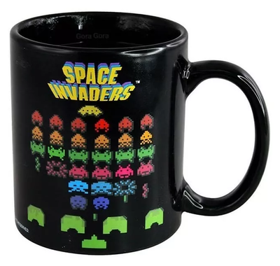 Taza Termosensible Calor Space Invaders