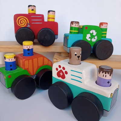 Camion con personaje