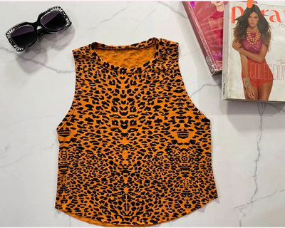 MUSCULOSA PRINT ORANGE