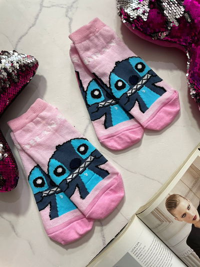 MEDIAS STITCH ROSA