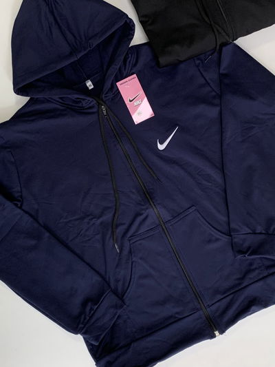 Campera deportiva mujer azul marino 