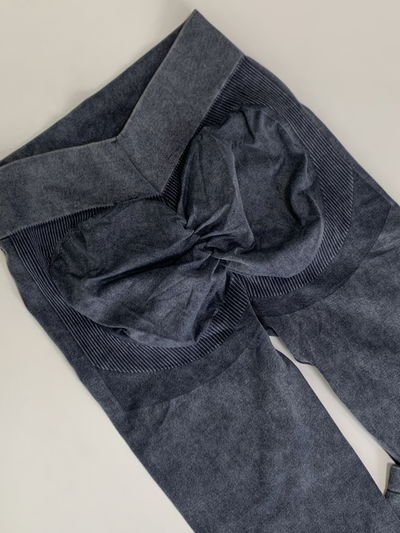 Calza push up PREMIUM Pre lavada negra